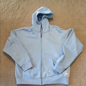 Vuori Light Blue Hoodie Women's Restore Full Zip Hoodie size M